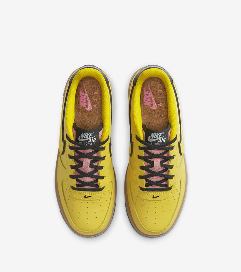 ナイキ GS エア フォース 1 ロー “コルク/イエロー” (NIKE GS AIR FORCE 1 LOW “Cork/Yellow”) [CZ7948-700]