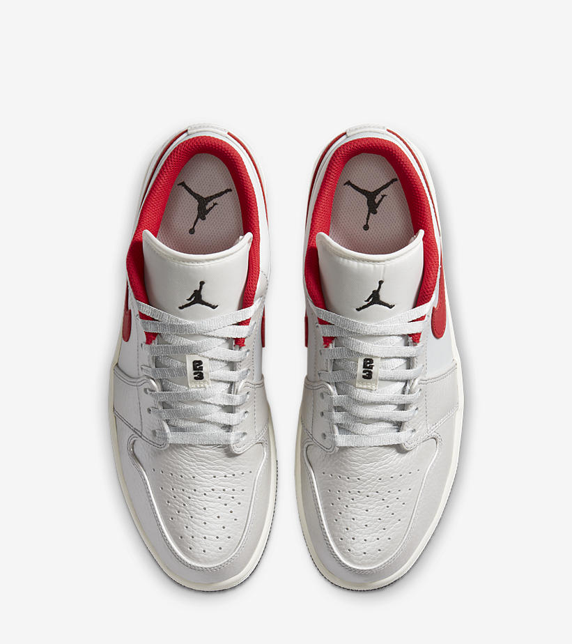 ナイキ エア ジョーダン 1 ロー “ホワイト/レッド” (NIKE AIR JORDAN 1 LOW “White/Red”) [DA4668-001]