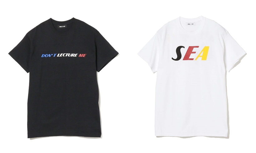 WIND AND SEA "トリコロール ロゴ" & "DLM {DON’T LECTURE ME}" S/S TEE (ウィンダンシー)