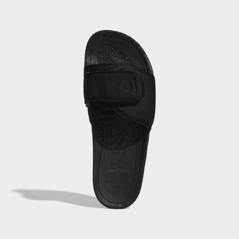 8/1 発売！Pharrell Williams x adidas Originals BOOST SLIDE “Core Black” (ファレル・ウィリアムス アディダス オリジナルス ブースト スライド “コアブラック”) [FX8056]