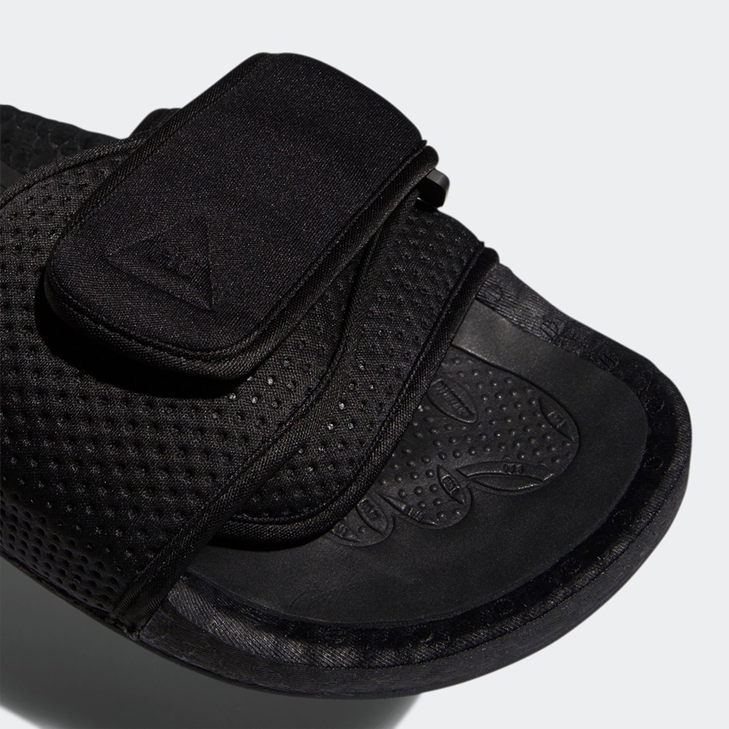 8/1 発売！Pharrell Williams x adidas Originals BOOST SLIDE “Core Black” (ファレル・ウィリアムス アディダス オリジナルス ブースト スライド “コアブラック”) [FX8056]