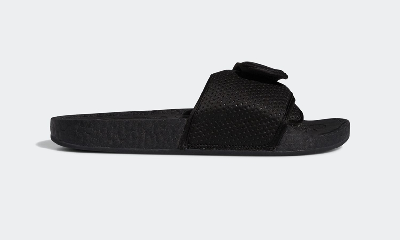 8/1 発売！Pharrell Williams x adidas Originals BOOST SLIDE “Core Black” (ファレル・ウィリアムス アディダス オリジナルス ブースト スライド “コアブラック”) [FX8056]