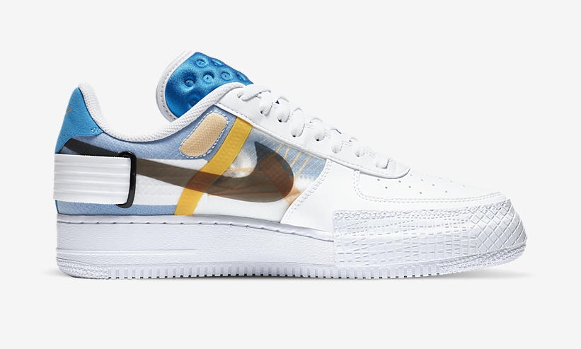 ナイキ エア フォース 1 ロー タイプ “フォトブルー/ユニバーシティゴールド” (NIKE AIR FORCE 1 LOW TYPE “Photo Blue/University Gold”) [CK6923-101]