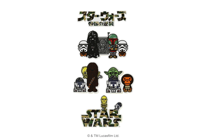 A BATHIG APE ×「スター・ウォーズ／エピソード5 帝国の逆襲」公開 40周年を記念したコラボが8/1発売 (ア ベイシング エイプ STAR WARS)