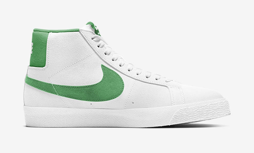 ナイキ ズーム ブレーザー ミッド “ホワイト/グリーン” (NIKE ZOOM BLAZER MID “White/Green”) [864349-106]