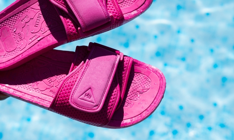 8/1 発売！Pharrell Williams x adidas Originals BOOST SLIDE “Semi Solar Pink” (ファレル・ウィリアムス アディダス オリジナルス ブースト スライド “セミソーラーピンク”) [FV7289]