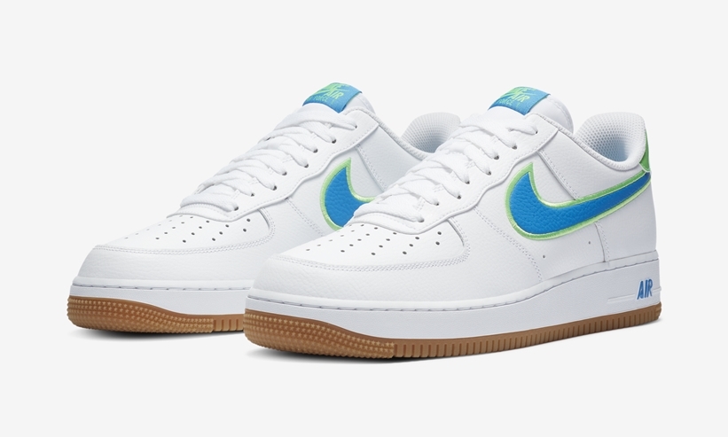 ナイキ エア フォース 1 ロー “ホワイト/ブルー/グリーン” (NIKE AIR FORCE 1 LOW “White/Blue/Green”) [DA4660-100]