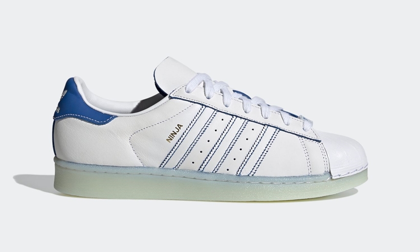 8/8発売！Ninja × adidas Originals SUPERSTAR “TIME IN” Chalk White/Blue (ニンジャ アディダス オリジナルス スーパースター “タイムイン” ホワイト/ブルー) [FX2784]