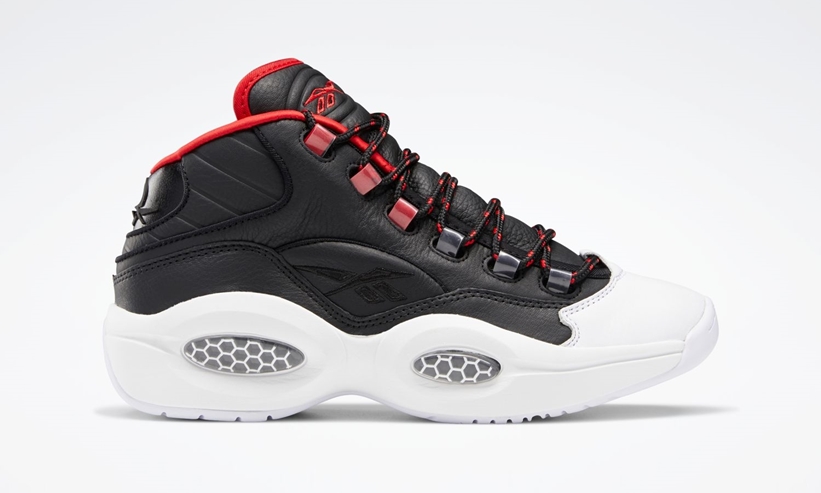 8/7発売！REEBOK QUESTION MID “Black/Scarlet” (リーボック クエスチョン ミッド “ブラック/スカーレット”) [FZ1365]