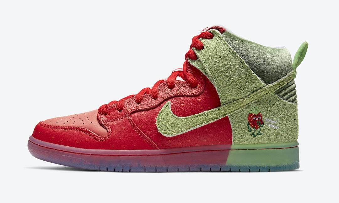 【国内 10/30 発売】ナイキ SB ダンク ハイ “ストロベリーコーフ” (NIKE SB DUNK HIGH “Strawberry Cough”) [CW7093-600]