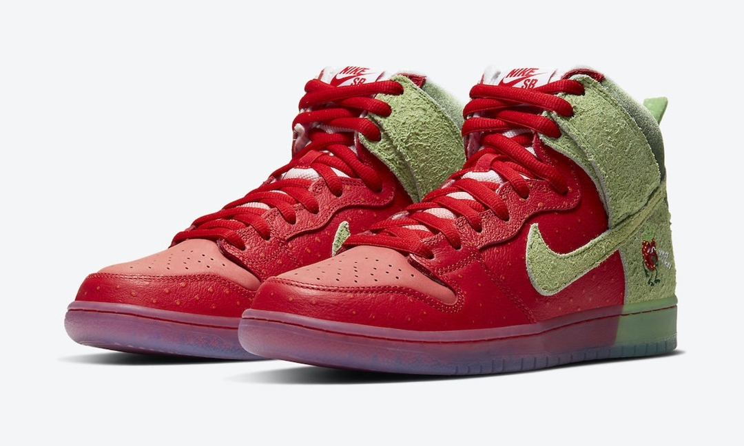 【国内 10/30 発売】ナイキ SB ダンク ハイ “ストロベリーコーフ” (NIKE SB DUNK HIGH “Strawberry Cough”) [CW7093-600]