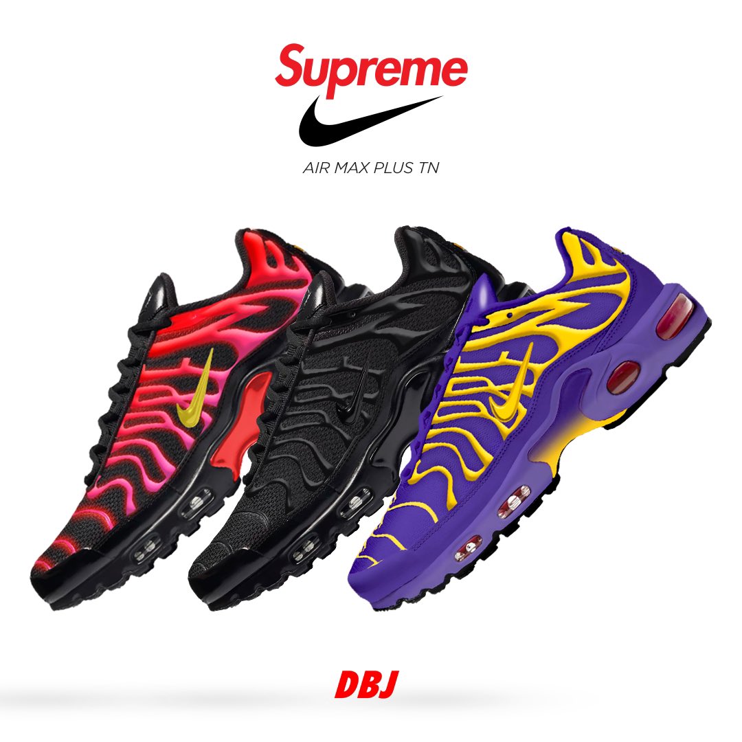 国内 10/17、11/7 発売予定！SUPREME × NIKE AIR MAX PLUS 3カラー (シュプリーム ナイキ エア マックス プラス)