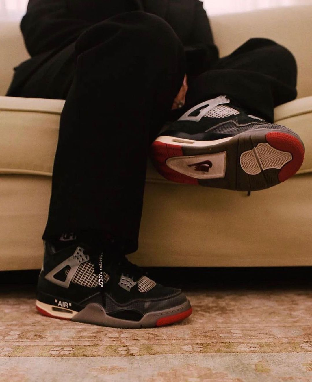 2021年 10月発売予定！オフホワイト × ナイキ エア ジョーダン 4 SP “ブレッド” (OFF-WHITE NIKE AIR JORDAN 4 SP “Bred”)