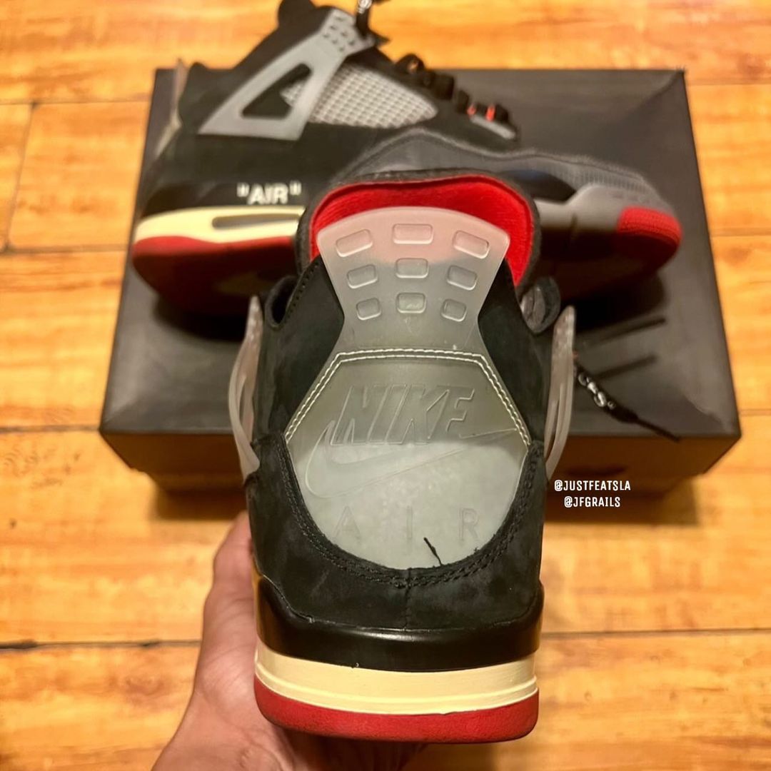 2021年 10月発売予定！オフホワイト × ナイキ エア ジョーダン 4 SP “ブレッド” (OFF-WHITE NIKE AIR JORDAN 4 SP “Bred”)