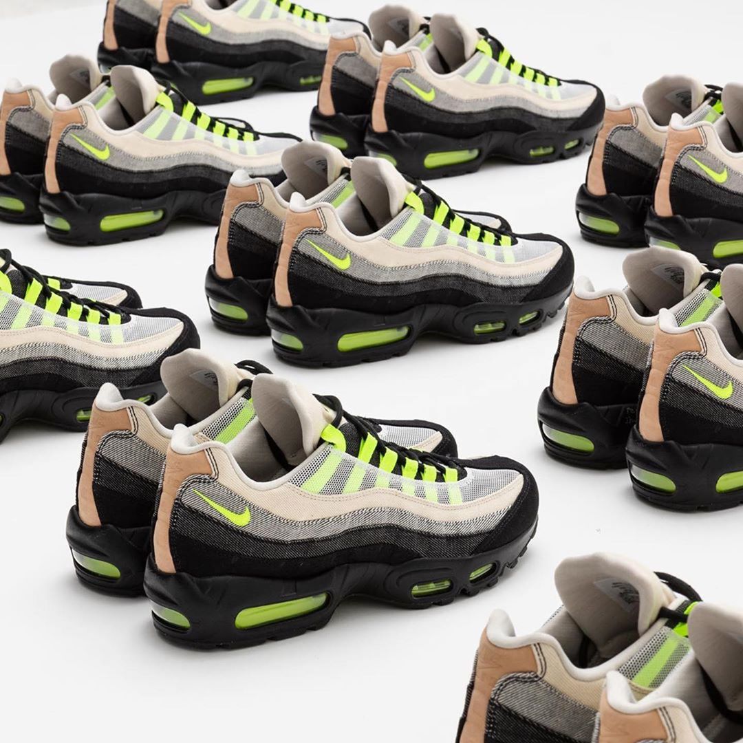 9/26 発売予定！DENHAM × NIKE AIR MAX 95 “Black/Summit White/Volt” (デンハム ナイキ エア マックス 95 “ブラック/サミットホワイト/ボルト”) [DD9519-001]