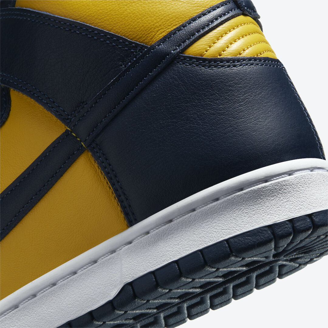 9/23 発売！ナイキ ダンク ハイ SP “ミシガン” “バーシティメイズ/ミッドナイトネイビー” (NIKE DUNK HIGH “MICHIGAN” “Varsity Maize/Midnight Navy”) [CZ8149-700]