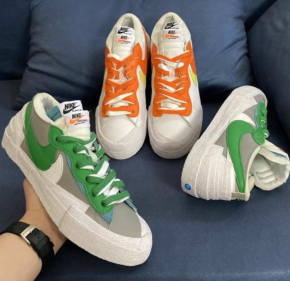 【国内 6/10、7/29 発売】sacai x NIKE BLAZER LOW 4カラー (サカイ ナイキ ブレーザー ロー) [DD1877-001,002,100,200]