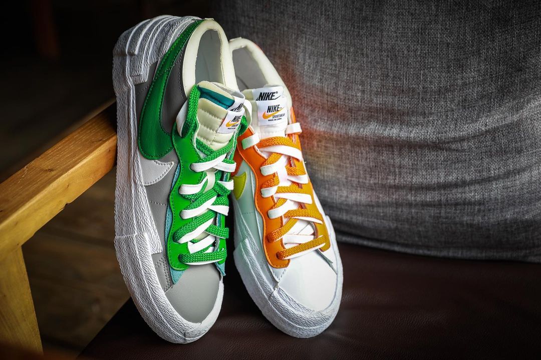 【国内 6/10、7/29 発売】sacai x NIKE BLAZER LOW 4カラー (サカイ ナイキ ブレーザー ロー) [DD1877-001,002,100,200]