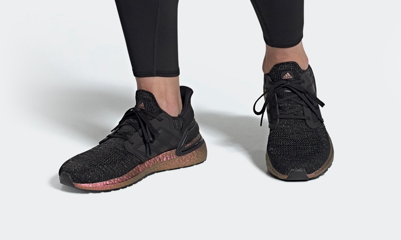 8/4発売！adidas ULTRA BOOST 20 “Core Black/Signal Pink” (アディダス ウルトラ ブースト 20 “コアブラック/シグナルピンク”) [FV8335]