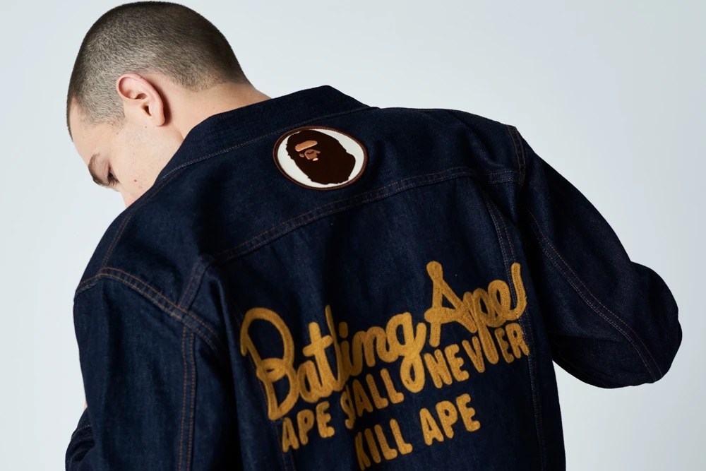 A BATHING APEから1998年に発売されたデニムジャケットがリバイバル「CHAMPION DENIM JACKET」が8/8発売 (ア ベイシング エイプ)