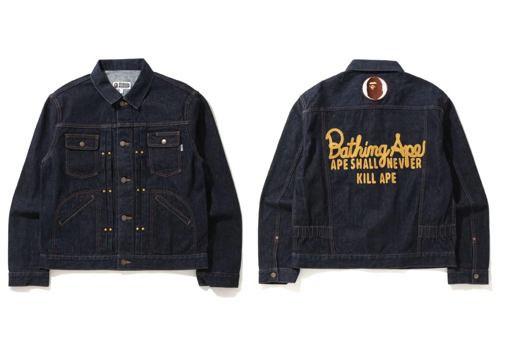 A BATHING APEから1998年に発売されたデニムジャケットがリバイバル「CHAMPION DENIM JACKET」が8/8発売 (ア ベイシング エイプ)