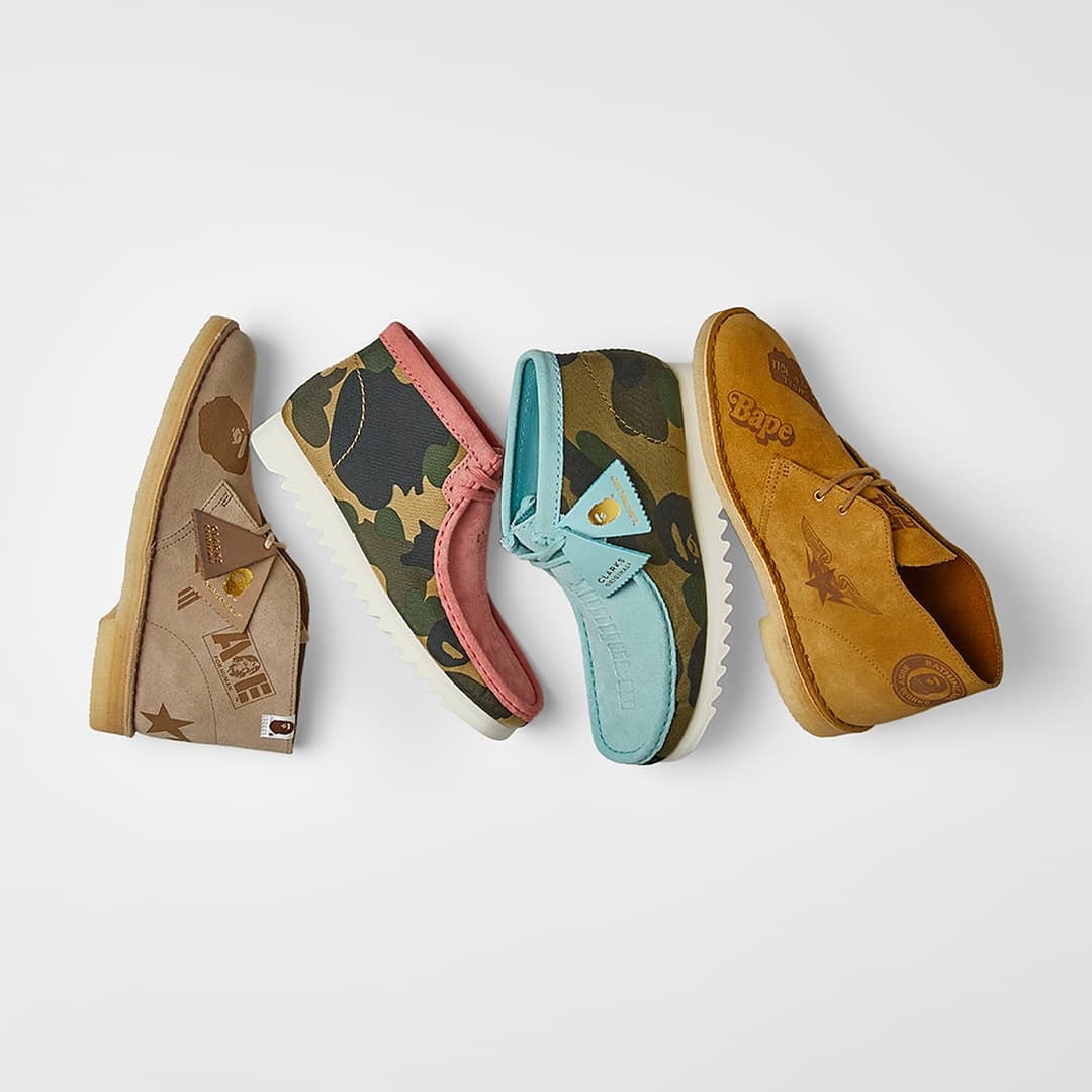 【8/8 発売】A BATHING APE × CLARKS ORIGINALS (ア ベイシング エイプ クラークス オリジナルズ)