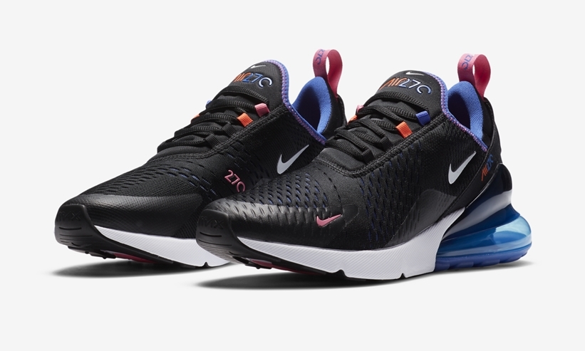 ナイキ エア マックス 270 “ブラック/ブルー/オレンジ” (NIKE AIR MAX 270 “Black/Blue/Orange”) [DC1858-001]