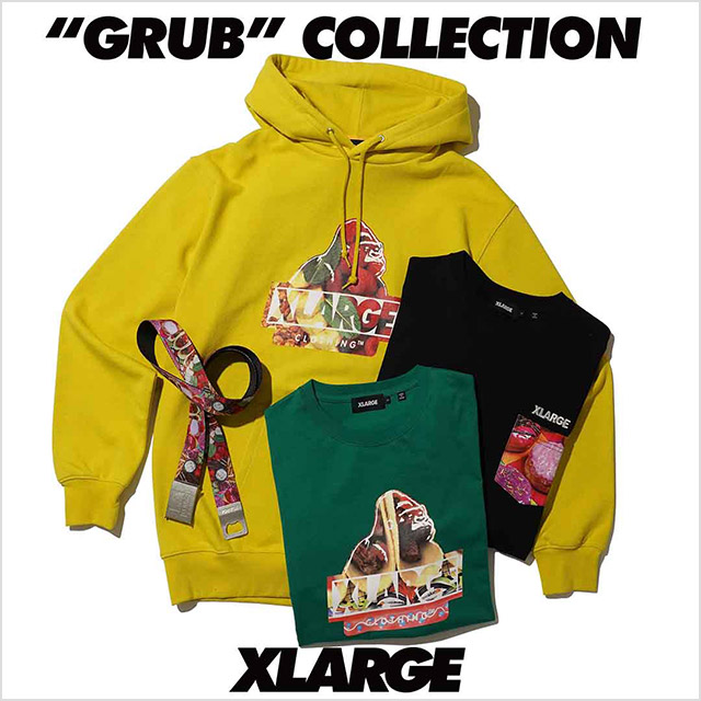 XLARGEから今季のイメージフォトをデザインに落とし込んだ「GRUB COLLECTION」が発売 (エクストララージ)