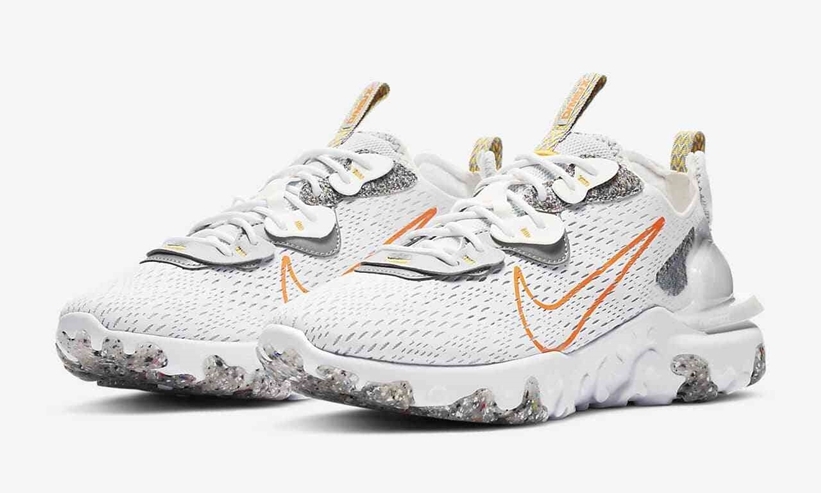 ナイキ リアクト ビジョン “ホワイト/レーザーオレンジ” (NIKE REACT VISION “White/Laser Orange”) [DA4679-100]