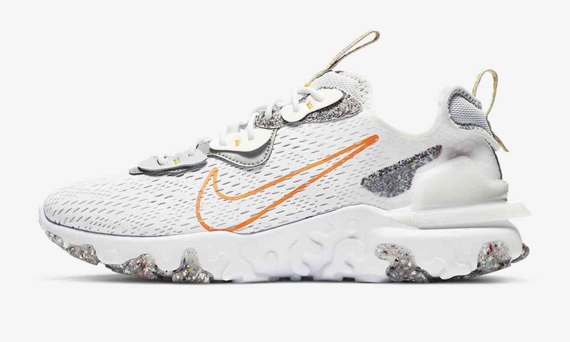 ナイキ リアクト ビジョン “ホワイト/レーザーオレンジ” (NIKE REACT VISION “White/Laser Orange”) [DA4679-100]