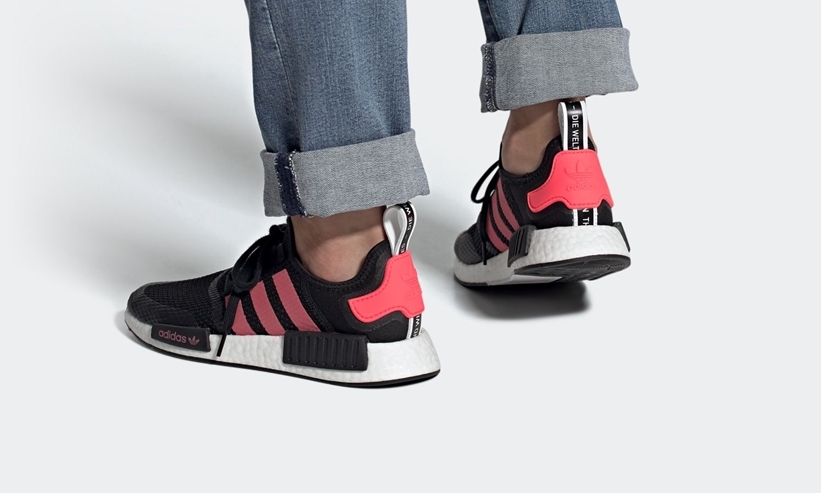 8/6発売！adidas Originals NMD_R1 “Core Black/Signal Pink