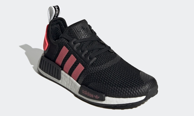 8/6発売！adidas Originals NMD_R1 “Core Black/Signal Pink” (アディダス オリジナルス エヌ エム ディー “コアブラック/シグナルピンク”) [FV9153]