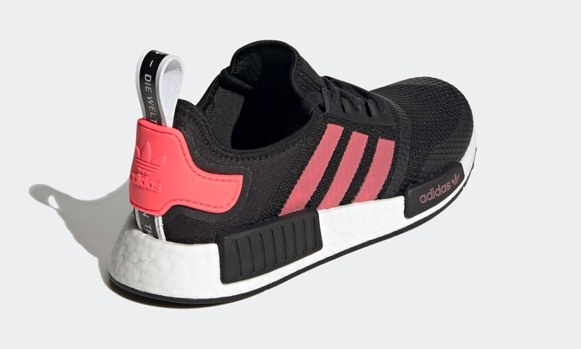 8/6発売！adidas Originals NMD_R1 “Core Black/Signal Pink” (アディダス オリジナルス エヌ エム ディー “コアブラック/シグナルピンク”) [FV9153]