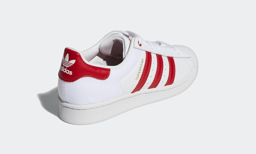 【8/6発売】ハートで楽しむカスタマイズ！アディダス オリジナルス スーパースター “ホワイト/スカーレット” (adidas Originals SUPERSTAR “White/Scarlet”) [FY3117]