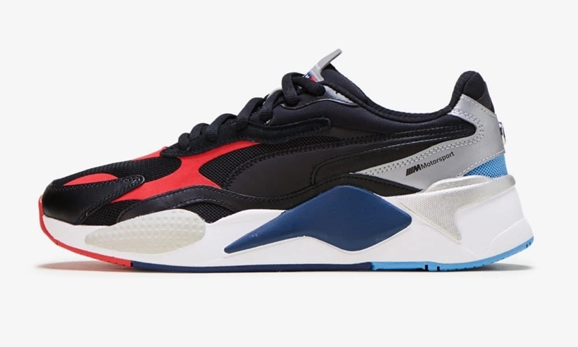 BMW × PUMA RS-X3 “Black/Red” (ビーエムダブリュ プーマ アールエス エックス 3 “ブラック/レッド”) [306498-02]