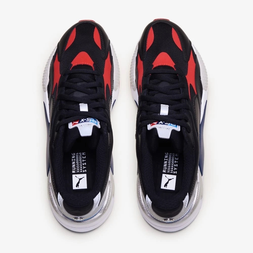 BMW × PUMA RS-X3 “Black/Red” (ビーエムダブリュ プーマ アールエス エックス 3 “ブラック/レッド”) [306498-02]