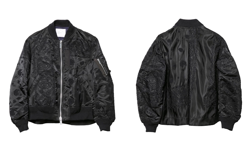 sacai gem × DOVER STREET MARKET 別注 MA-1が8/7からDSM限定で発売