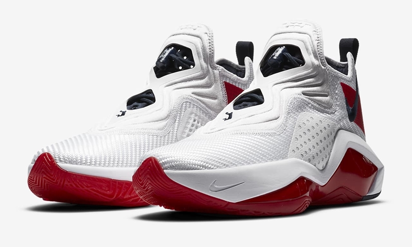 8/7発売！ナイキ レブロン ソルジャー 14 EP “ホワイト/チームレッド/ミッドナイトネイビー” (NIKE LEBRON SOLDIER 14 EP “White/Team Red/Midnight Navy”) [CK6047-100]