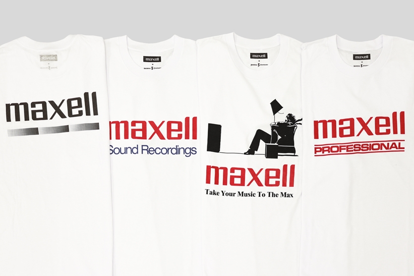 ジャーナルスタンダード × マクセルとのコラボレーションによるTシャツコレクションが8/9発売 (JOURNAL STANDARD Maxell)