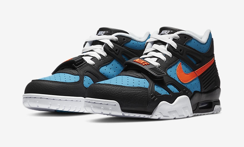 ナイキ エア トレーナー 3 “ブラック/トータルオレンジ/レーザーブルー” (NIKE AIR TRAINER 3 “Black/Total Orange/Laser Blue”) [CN0923-001]