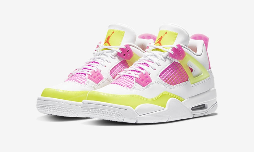 8/14発売予定！ナイキ GS エア ジョーダン 4 レトロ “レモンヴェノム” (NIKE GS AIR JORDAN 4 RETRO “Lemon Venom”) [CV7808-100]