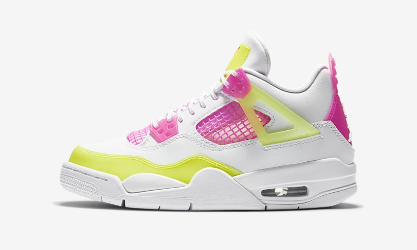 8/14発売予定！ナイキ GS エア ジョーダン 4 レトロ “レモンヴェノム” (NIKE GS AIR JORDAN 4 RETRO “Lemon Venom”) [CV7808-100]