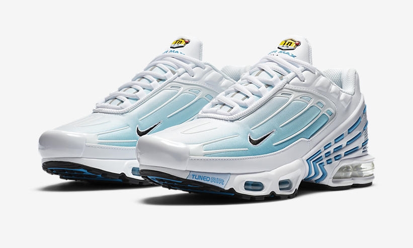 ナイキ エア マックス プラス 3 “ホワイト/ブラック/レーザーブルー” (NIKE AIR MAX PLUS 3 “White/Black/Laser Blue”) [CK6715-100]