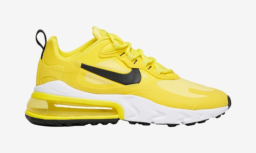 ナイキ ウィメンズ エア マックス 270 リアクト “イエロー/ブラック/ホワイト” (NIKE WMNS AIR MAX 270 REACT “Yellow/Black/White”) [CZ9370-700]