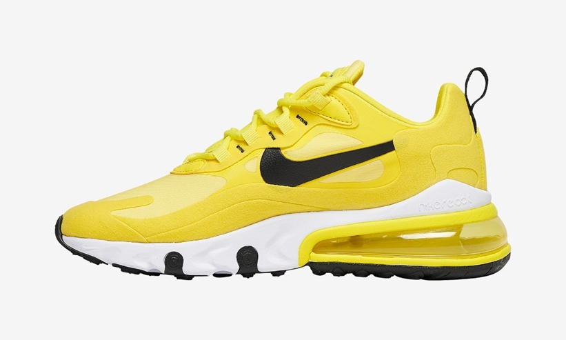 ナイキ ウィメンズ エア マックス 270 リアクト “イエロー/ブラック/ホワイト” (NIKE WMNS AIR MAX 270 REACT “Yellow/Black/White”) [CZ9370-700]