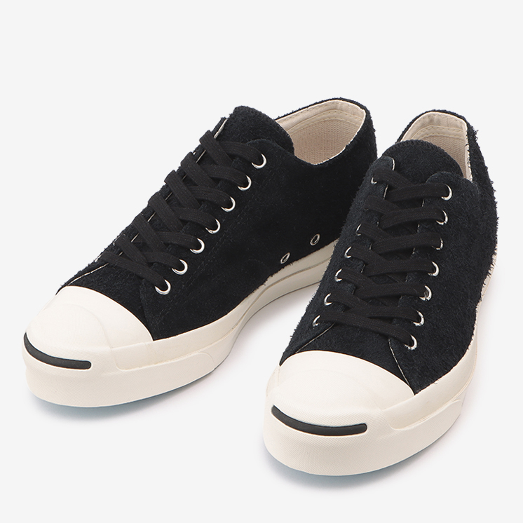 8/11発売！毛足の長いブラックのスエードを採用した CONVERSE JACK PURCELL RET SUEDE (コンバース ジャックパーセル RET スエード)