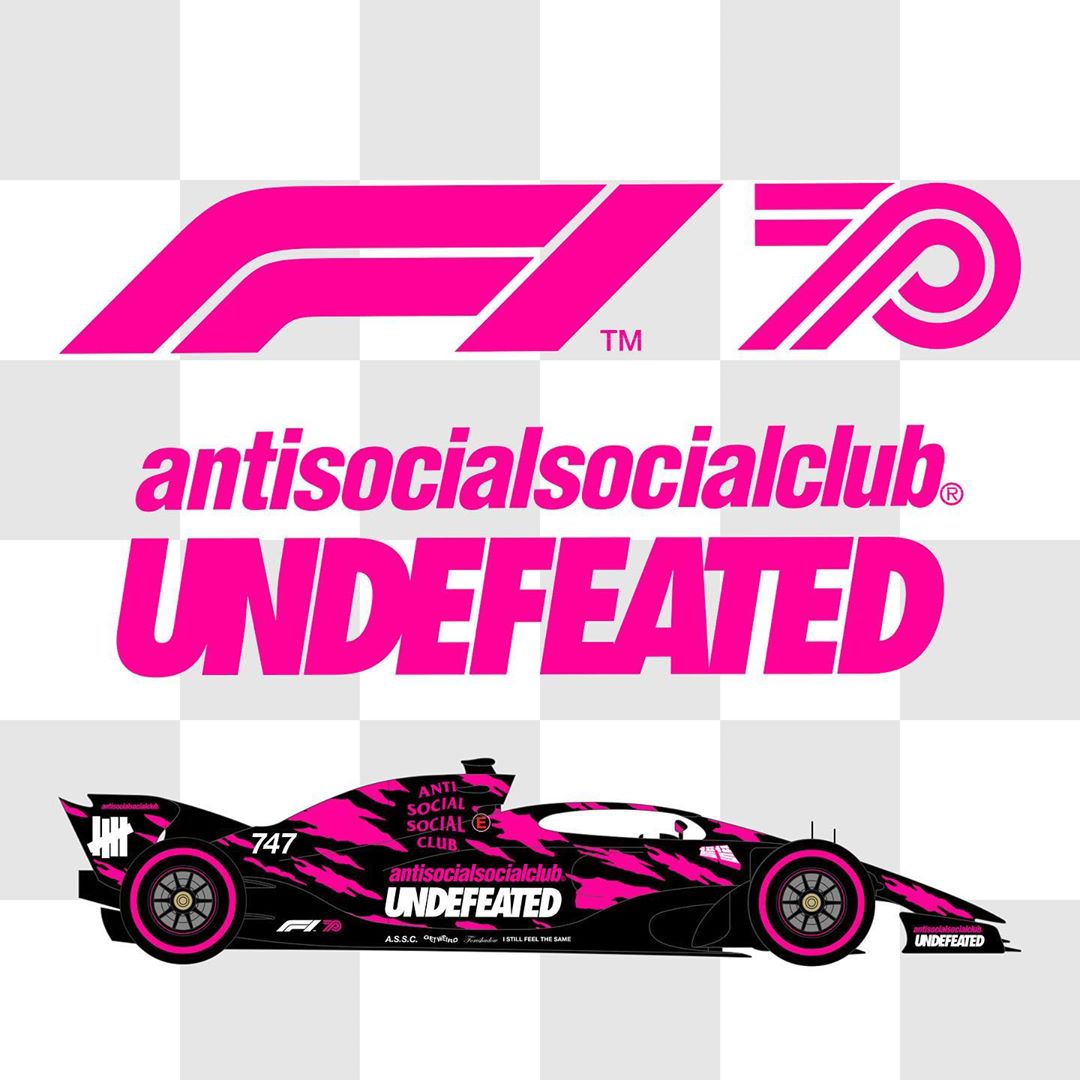 Anti Social Social Club × UNDEFEATED F1 70周年 コラボが8/15発売 (アンチ ソーシャル ソーシャル クラブ アンディフィーテッド エフワン)