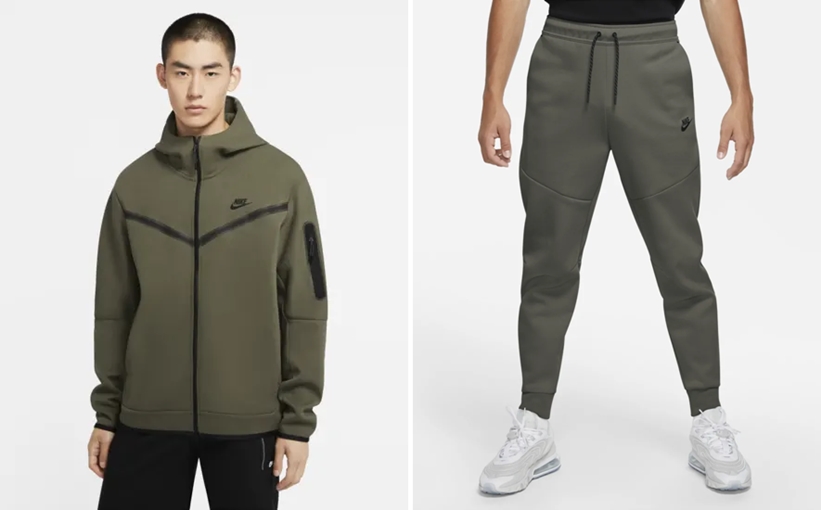 ナイキ スポーツウェア テック フリース "トワイライトマーシュ/ブラック" (NIKE NSW TECH FLEECE "Twilight Marsh/Black") [CU4490-380/CU4506-380/CU4496-380]