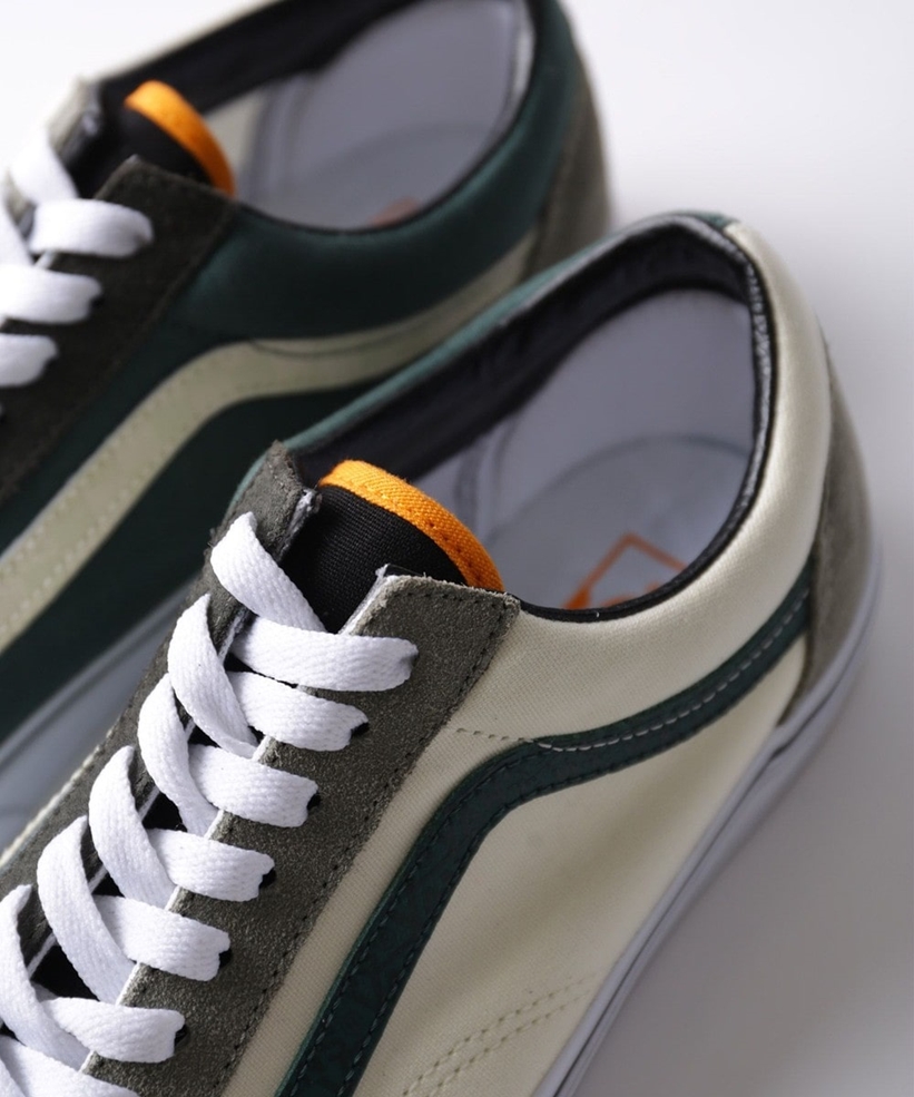 【8/14 00:00発売】FREAK’S STORE限定 VANS OLD SKOOL “White/Gerey/Green” (フリークスストア バンズ オールドスクール “ホワイト/グレー/グリーン”)