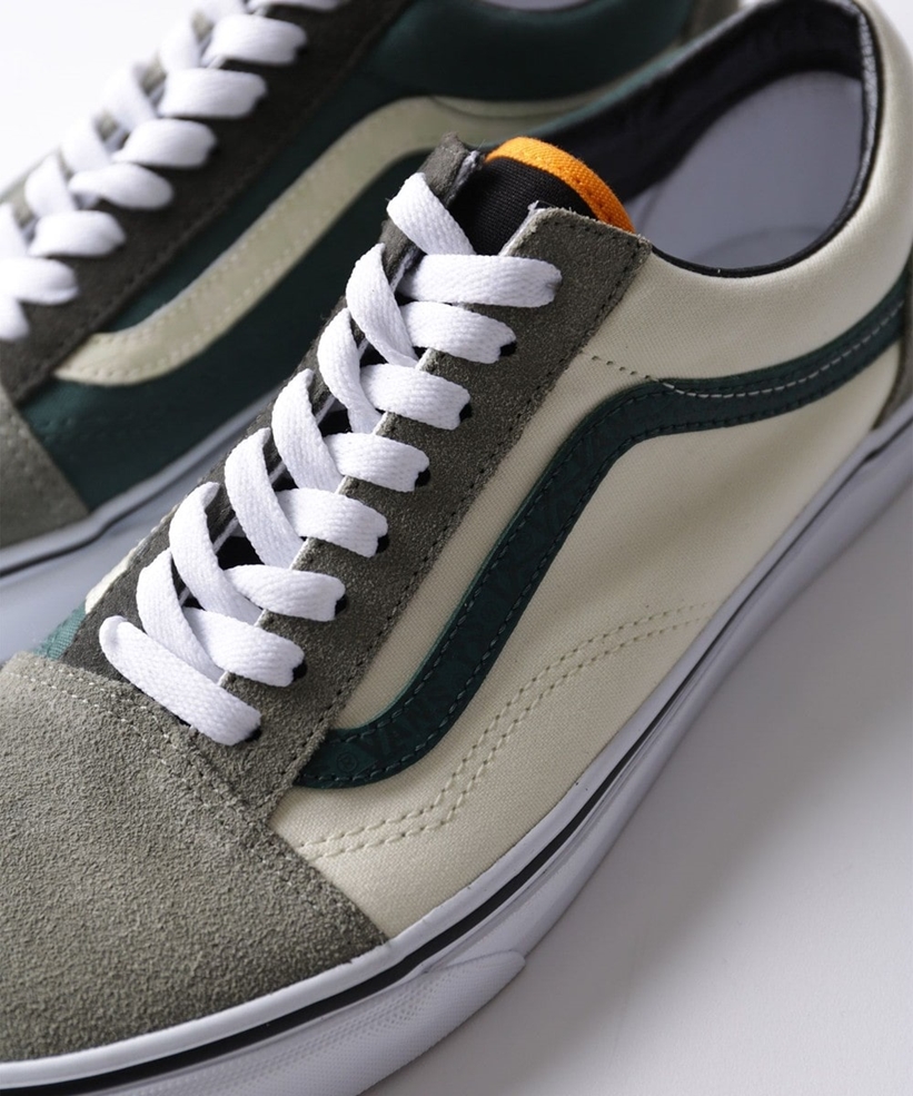 【8/14 00:00発売】FREAK’S STORE限定 VANS OLD SKOOL “White/Gerey/Green” (フリークスストア バンズ オールドスクール “ホワイト/グレー/グリーン”)